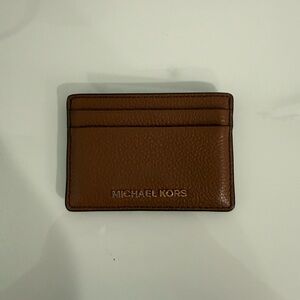 Michael Kors Tan Leather Card Holder